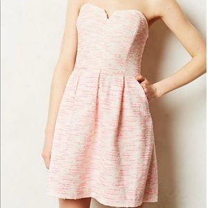 Anthropologie pink dress 2 small